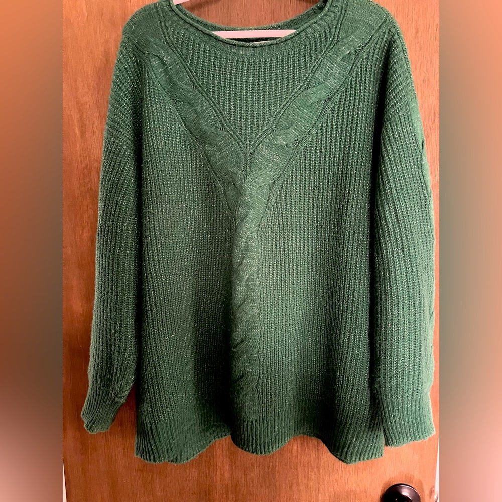Green Knit Sweater
